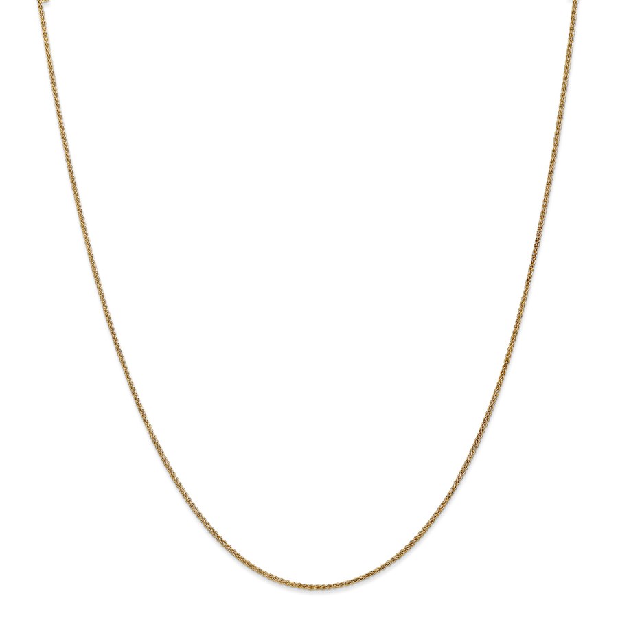 14k Gold 1.25 mm Spiga Chain Necklace - 16 in.