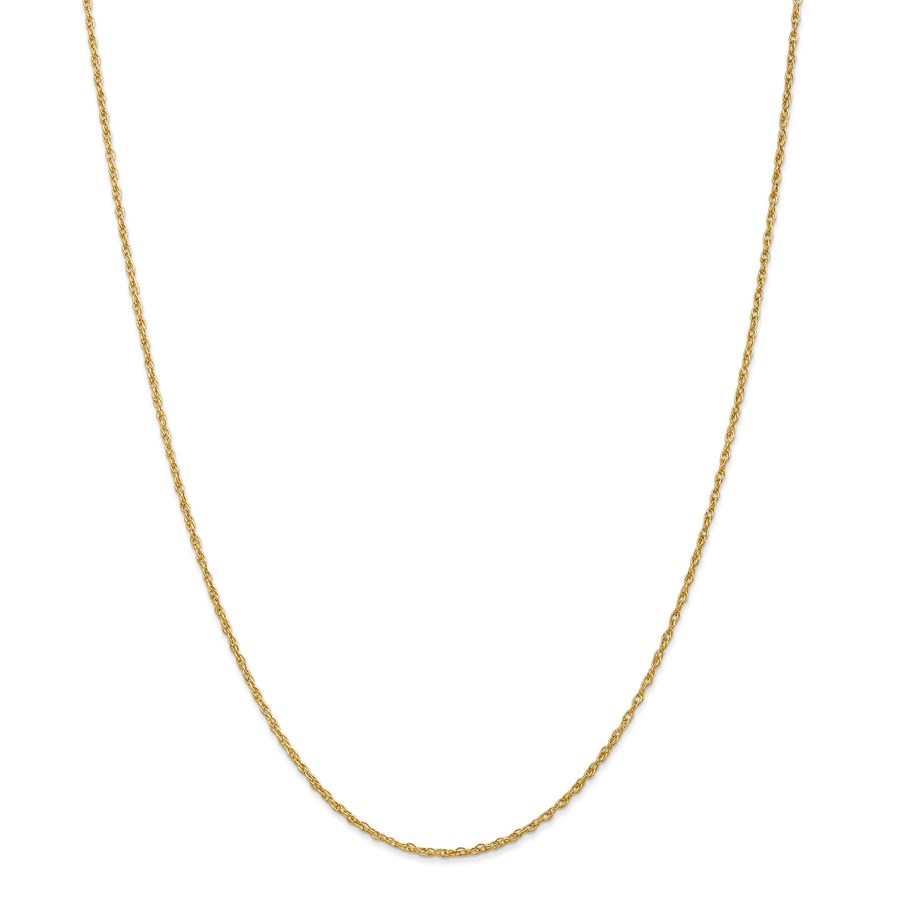 14k Gold 1.3 mm Heavy-Baby Rope Chain Necklace - 16 in.