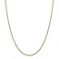 14k Gold 1.5 mm Hollow Round Box Chain Necklace - 16 in.