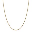 14k Gold 1.5 mm Hollow Round Box Chain Necklace - 24 in.