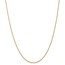 14k Gold 1.50 mm Handmade Regular Rope Chain Necklace - 24 in.