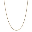 14k Gold 1.65 mm Solid Polished Spiga Chain Necklace - 20 in.