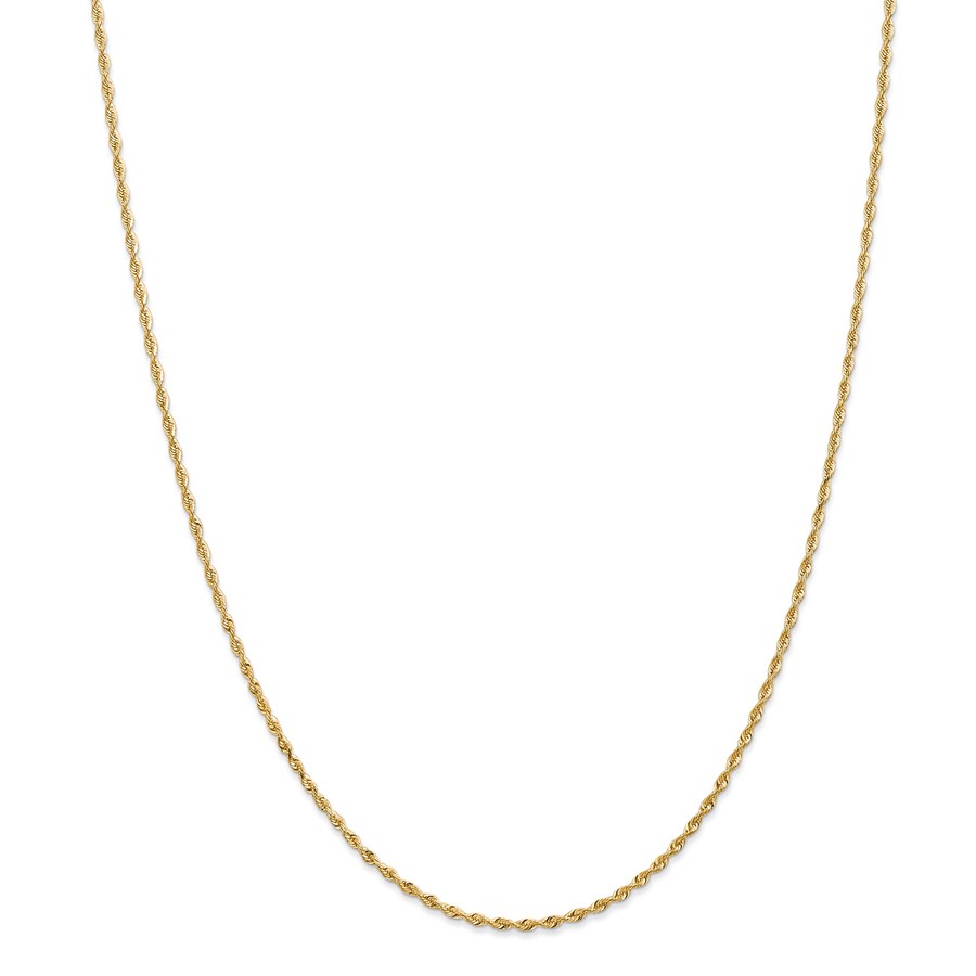 14k Gold 1.84 mm Quadruple Rope Chain Necklace - 20 in.