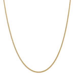 Buy 14k Gold 2.00 mm Semi-Solid Chain Necklace - 20 in. | APMEX