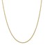 14k Gold 2.00 mm Semi-Solid Chain Necklace - 20 in.