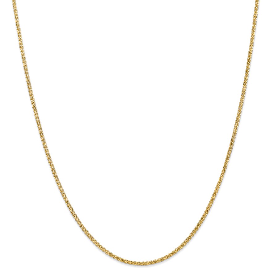 14k Gold 2.00 mm Semi-Solid Chain Necklace - 20 in.