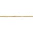 14k Gold 2.5 mm Semi-Solid Curb Link Chain Bracelet - 7 in.