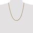 14k Gold 3.5 mm Diamond-cut Rope with Chain Necklace - 24 in.