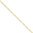 14k Gold 4 mm Flat Figaro Chain Bracelet - 7 in.