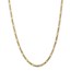 14k Gold 4 mm Flat Figaro Chain Necklace - 22 in.