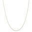 14k Gold .8 mm Round Diamond-cut Wheat Chain Necklace - 16 in.