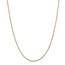 14k Gold .9 mm Solid Polished Franco Chain Necklace - 18 in.