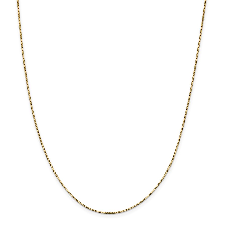 14k Gold .95 mm Box Chain Necklace - 20 in.