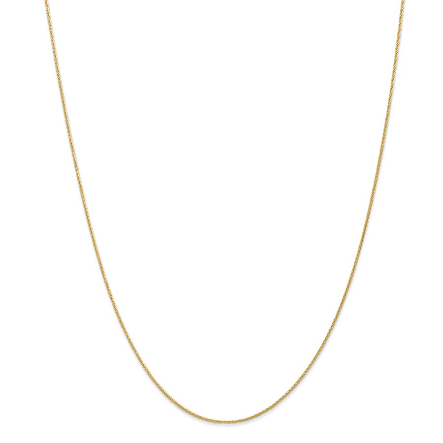 14k Gold .95 mm Parisian Wheat Chain Necklace - 24 in.