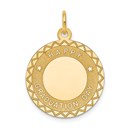 14k Gold Happy Graduation Day Charm