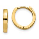 14k Gold Hinged Hoop Earrings