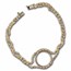 14k Gold Polished Rope Coin Bracelet - 7 inches (16.5)