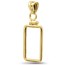 14K Gold Screw-Top Plain Bezel (1 oz Gold Bar) Pamp Suisse