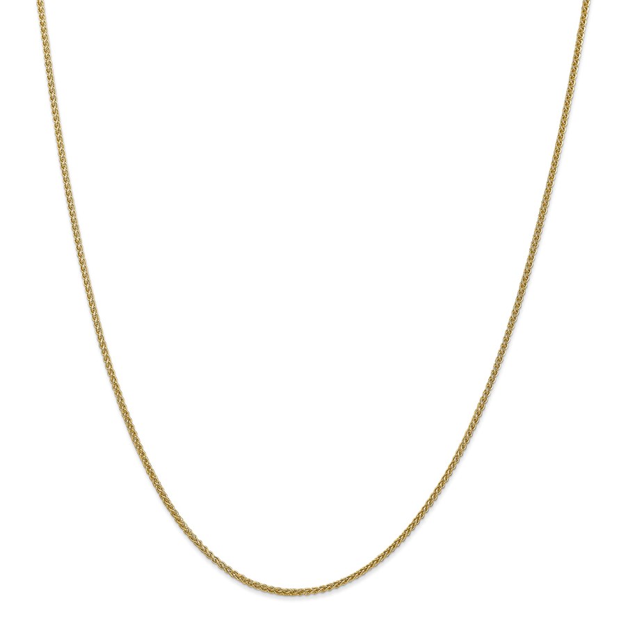 14k Gold Semi-Solid 1.55 mm Wheat Chain Necklace - 18 in.