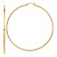 14k Lightweight 2mm Polished Hoop Earrings - 81 mm