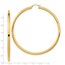 14k Lightweight 4mm Polished Hoop Earrings - 84.75 mm