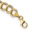 14K Polished Graduated Double Link Necklace - 18 in.