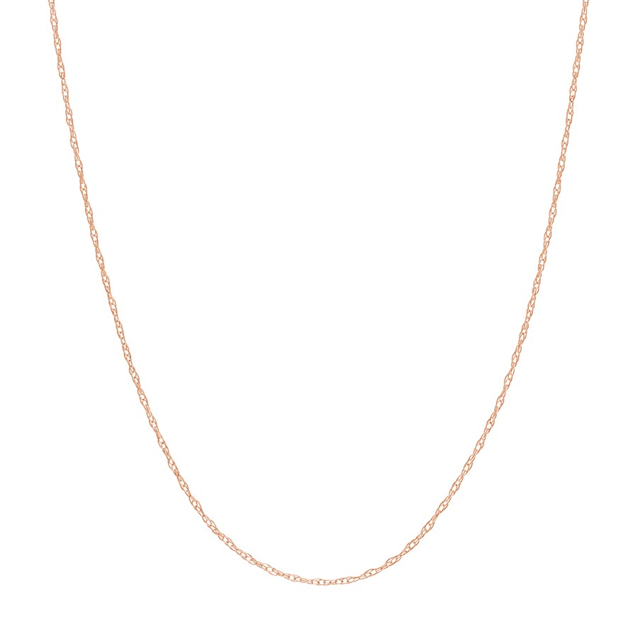 14K Rose Gold 0.6 mm Replacement Rope Chain - 18 in.