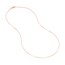 14K Rose Gold 0.66 mm Box Chain w/ Lobster Clasp - 18 in.
