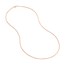 14K Rose Gold 1.25 mm Wheat Chain w/ Lobster Clasp - 20 in.