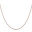 14k Rose Gold 1.4 mm Diamond-cut Cable Chain Necklace - 18 in.