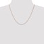 14k Rose Gold 1.4 mm Diamond-cut Cable Chain Necklace - 20 in.