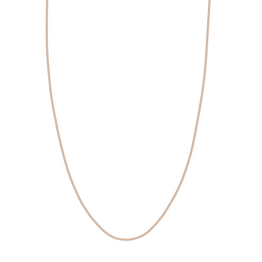 14K Rose Gold 1.4 mm Snake Chain w/ Lobster Clasp - 24 in.