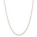 14k Rose Gold 1.5 mm Diamond Cut Rope Chain - 18 in.