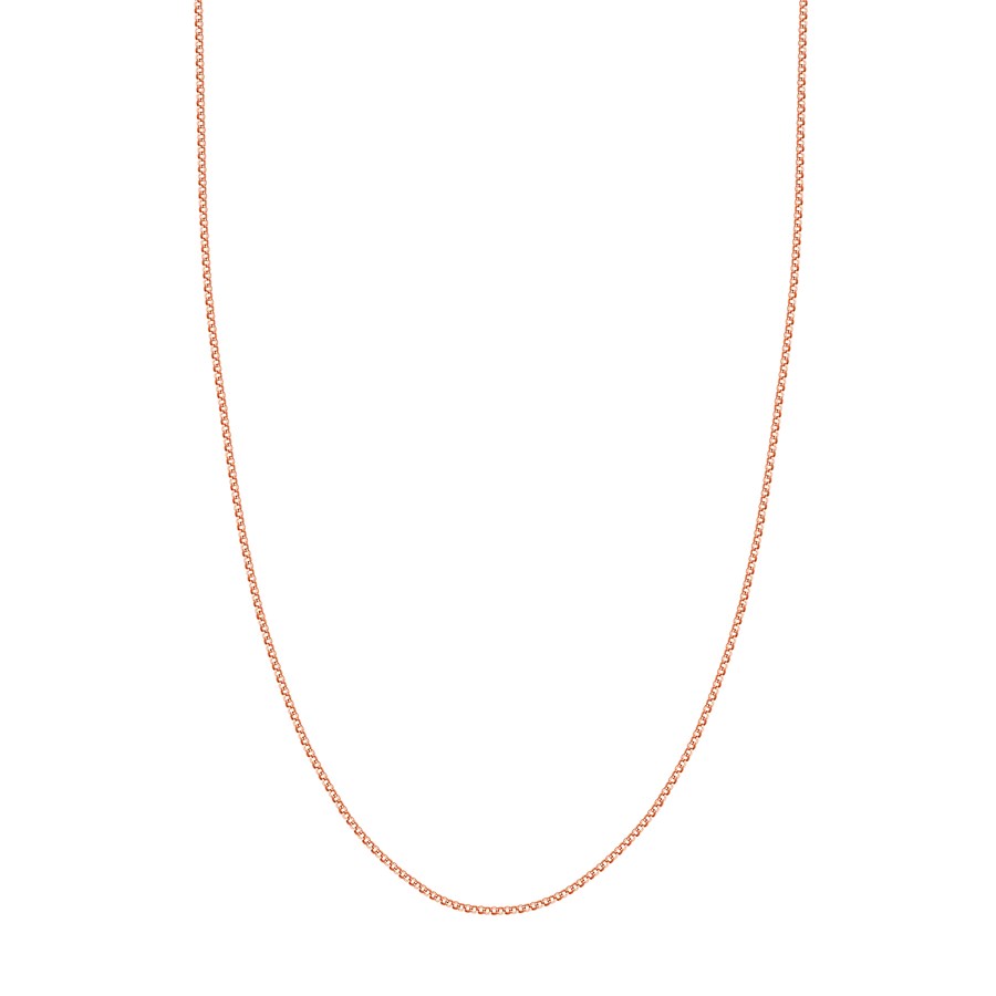 14K Rose Gold 1.5 mm Rolo Chain w/ Lobster Clasp - 20 in.