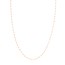 14K Rose Gold 2.5 mm Bead Chain w/ Lobster Clasp - 16 in.