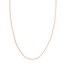 14K Rose Gold 2.7 mm Curb Chain w/ Lobster Clasp - 24 in.