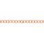 14K Rose Gold 2.7 mm Curb Chain w/ Lobster Clasp - 7.25 in.