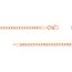 14K Rose Gold 2.7 mm Curb Chain w/ Lobster Clasp - 7.25 in.