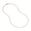 14K Rose Gold 2.7 mm Valentino Chain w/ Lobster Clasp - 16 in.