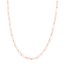 14K Rose Gold 3.4 mm Fancy Chain w/ Lobster Clasp - 16 in.