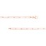 14K Rose Gold 3.4 mm Fancy Chain w/ Lobster Clasp - 18 in.