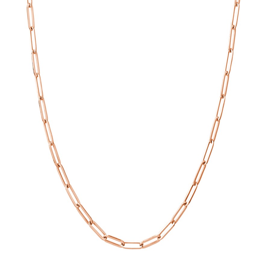 14K Rose Gold 3.85 mm Forzentina Chain w/ Lobster Clasp - 18 in.