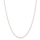 14k Rose Gold .8 mm Diamond Cut Cable Chain - 30 in.