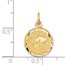 14k Solid Gold Graduation Cap Charm - 1223A