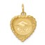 14k Solid Gold Graduation Cap Charm - 1225A