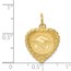 14k Solid Gold Graduation Cap Charm - 1225A