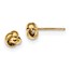 14k Solid Gold Polished Love Knot Post Earrings (6.2 mm)