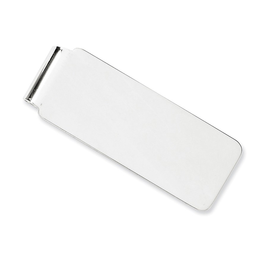 Buy 14k Solid White Gold Money Clip (52 mm) | APMEX