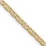 14K Tri-Color 3.2mm Gold Pav‚ Valentino Chain - 26 in.