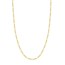 14K Two Tone Gold 3.2 mm Figaro Chain w/ Lobster Clasp - 18 in.
